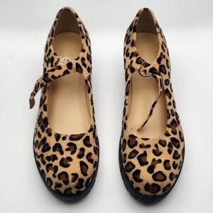 Cheetah Print Mary Janes Size 9